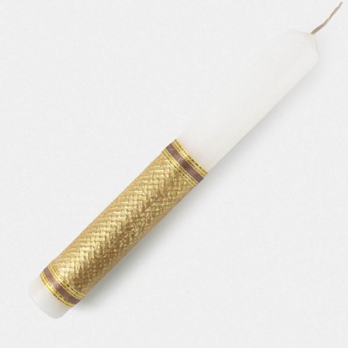 Πασχαλινή Λαμπάδα με χαρτί μεταλιζέ 26560 ΠΑΣΧΑΛΙΝΑ