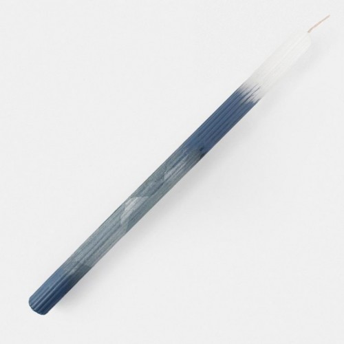Πασχαλινή Λαμπάδα Decoupage Μπλε 18390