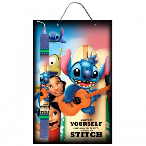 Πασχαλινή Λαμπάδα Stitch 01654 ΠΑΣΧΑΛΙΝΑ