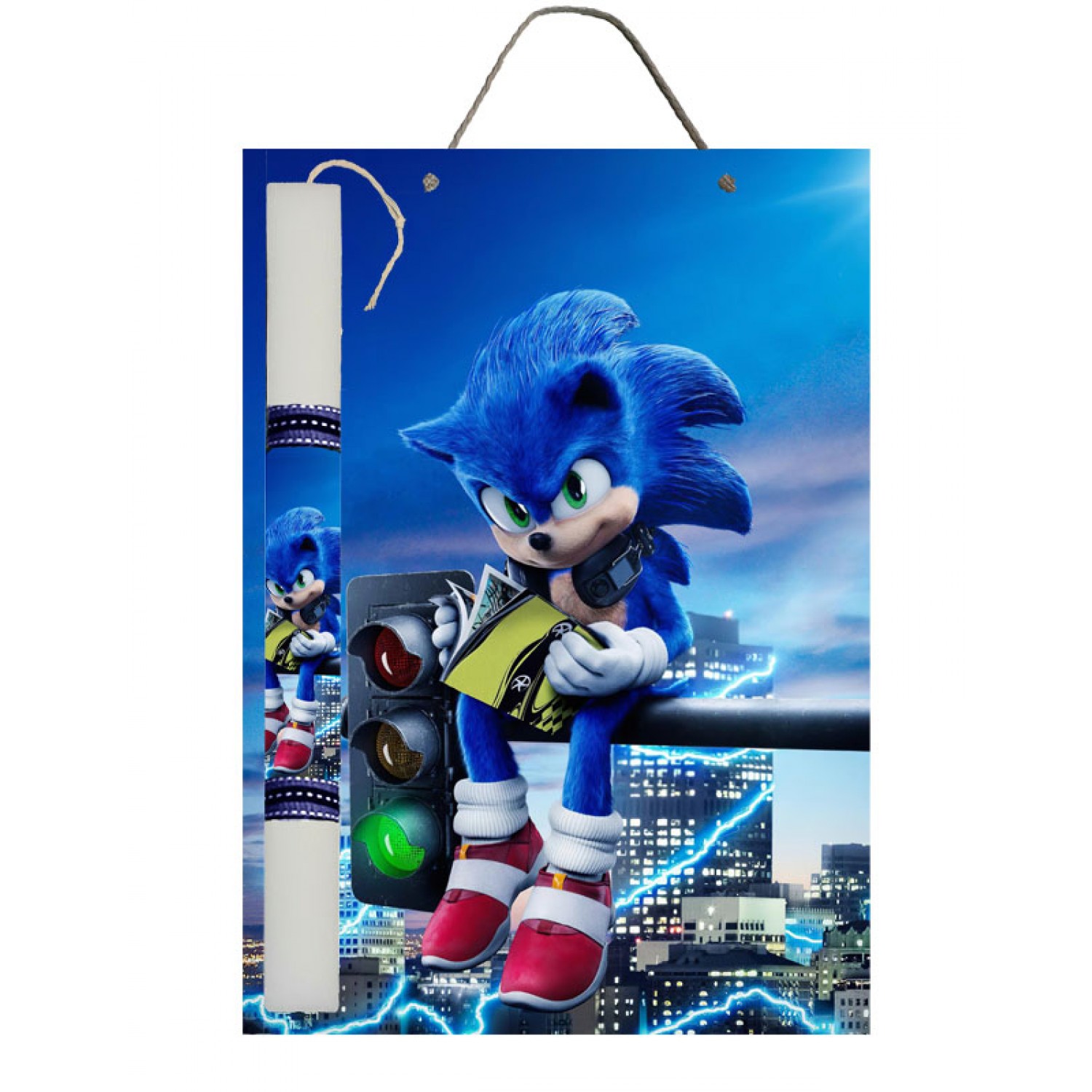 Πασχαλινή Λαμπάδα Sonic 01636 ΠΑΣΧΑΛΙΝΑ Πασχαλινή Λαμπάδα Sonic 01636 ΠΑΣΧΑΛΙΝΑ