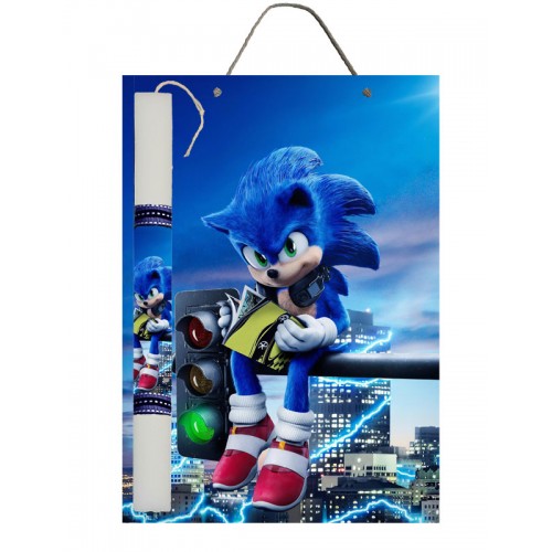 Πασχαλινή Λαμπάδα Sonic 01636 ΠΑΣΧΑΛΙΝΑ
