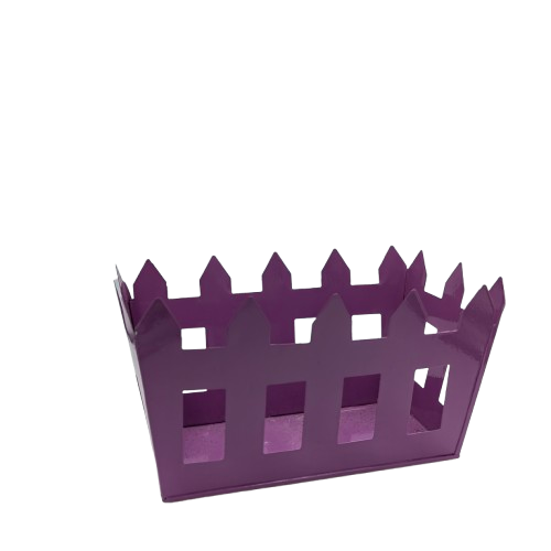 Mεταλλικό καλαθάκι πασχαλινό μωβ 30425 ΠΑΣΧΑΛΙΝΑ