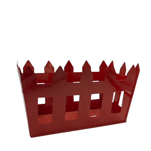 Mεταλλικό καλαθάκι πασχαλινό κόκκινο 30425 ΠΑΣΧΑΛΙΝΑ