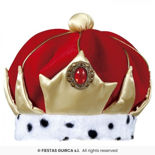 Στέμμα κορώνα βασιλιά υφασμάτινη παιδική 13265 Αποκριάτικα 