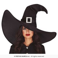 Καπέλο μάγισσας μαύρο γίγας Halloween 13807 Αποκριάτικα 