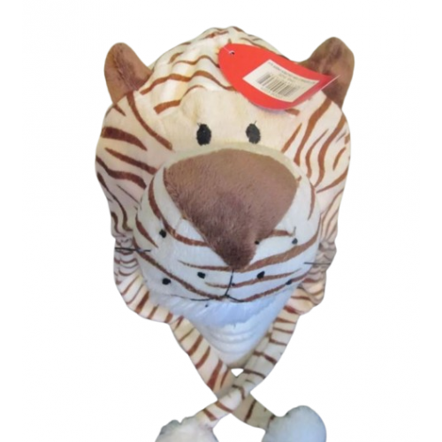 Σκουφάκι παιδικό ζωάκι τίγρης 27618 Χειμωνιάτικα