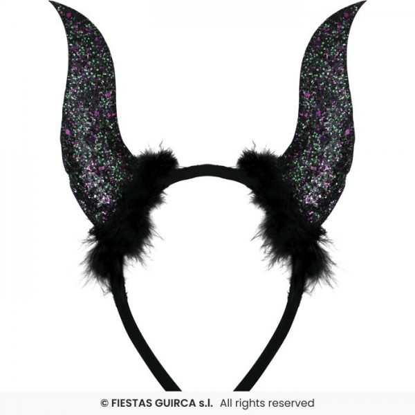 Στέκα maleficent μαύρη με γκλίτερ Halloween 26644 Αποκριάτικα Στέκα maleficent μαύρη με γκλίτερ Halloween 26644 Αποκριάτικα