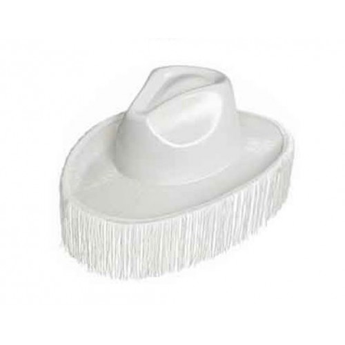 Καπέλο Καουμπόι λευκό με κρόσια 148011 Αποκριάτικα 