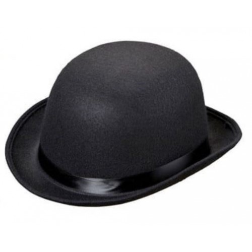 Καπέλο πλαστικό Σαρλώ μαύρο 0148008 Αποκριάτικα 