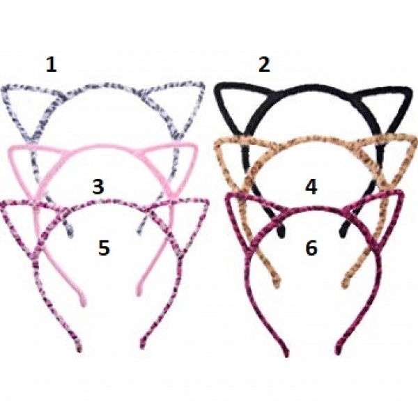 Στέκα αυτάκια γάτας furry 22217 Αποκριάτικα Στέκα αυτάκια γάτας furry 22217 Αποκριάτικα