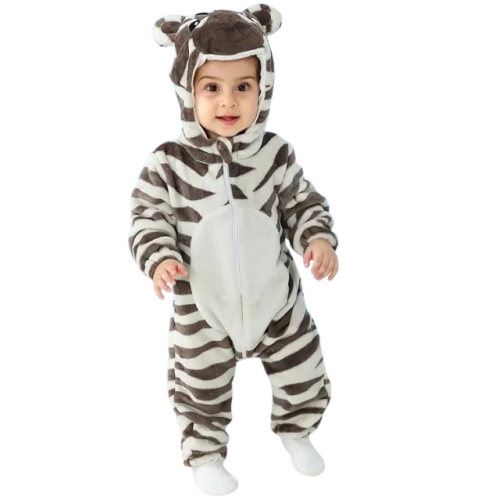 Ολόσωμη βρεφική φόρμα ζέβρα 15147