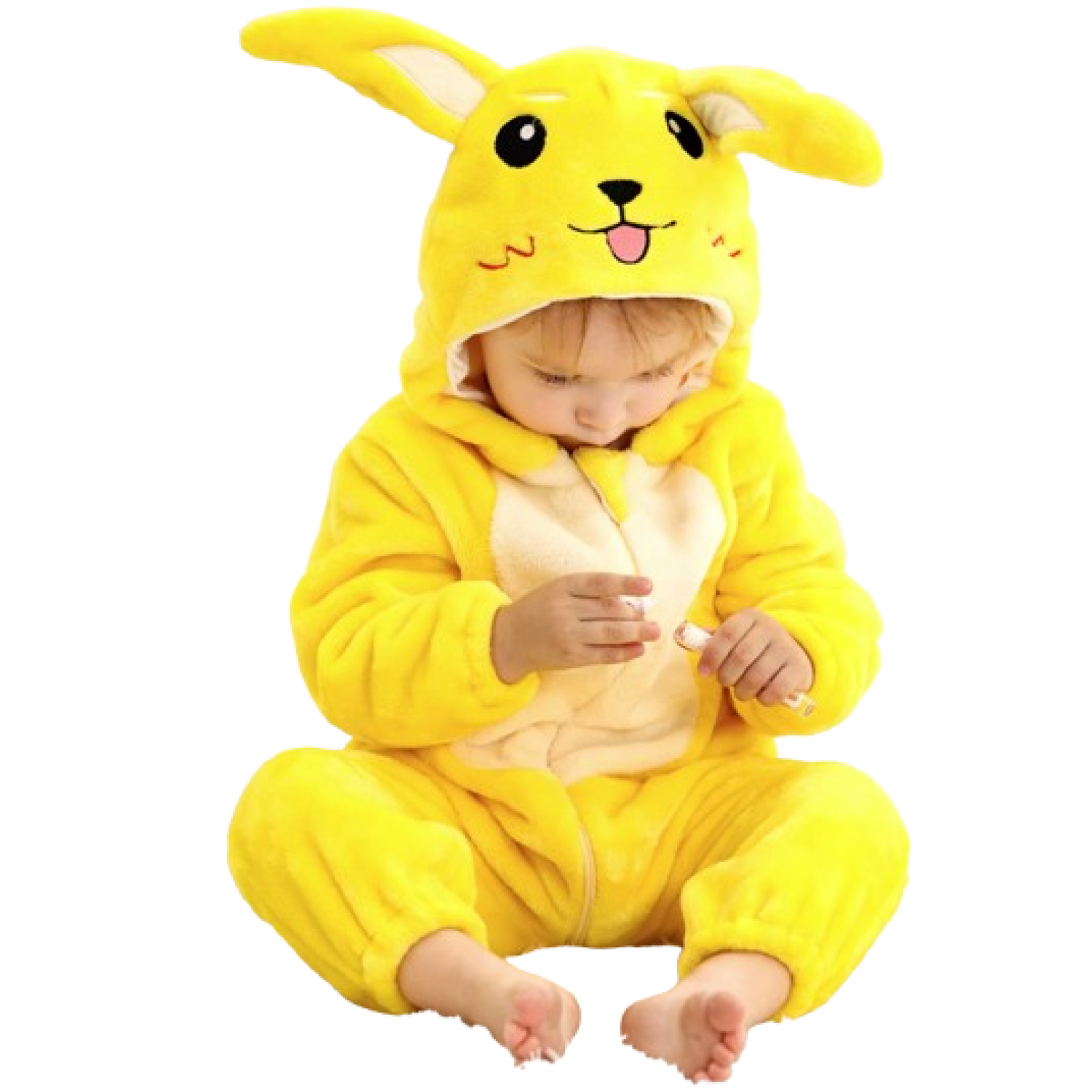 Ολόσωμη βρεφική φόρμα κίτρινο pikachu 15162 Αποκριάτικα Ολόσωμη βρεφική φόρμα κίτρινο pikachu 15162 Αποκριάτικα