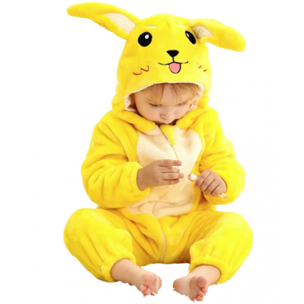 Ολόσωμη βρεφική φόρμα κίτρινο pikachu 15162 Αποκριάτικα Ολόσωμη βρεφική φόρμα κίτρινο pikachu 15162 Αποκριάτικα