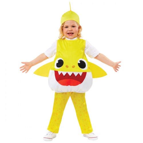 Παιδική στολή Baby Shark yellow baby κίτρινο 9913322 Αποκριάτικα 