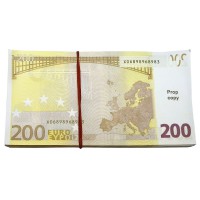 Χαρτονομίσματα σετ 100 Ψεύτικα των 200 Ευρώ 15x8.5cm 3-2701 Αποκριάτικα 