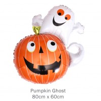 Μπαλόνι Φοιλ Halloween Κολοκύθα φάντασμα -61000341 Αποκριάτικα 