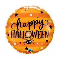Μπαλόνι Φοιλ Happy Halloween Spiders & Stars 46εκ - Αράχνη 019717 Αποκριάτικα 