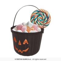 Καλάθι κολοκύθα Halloween 20 εκ. 24369 Αποκριάτικα 