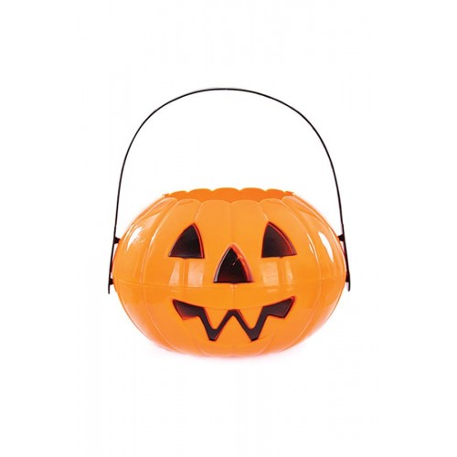 Καλάθι κολοκύθα Halloween 17*28 εκ. 81246 Αποκριάτικα 