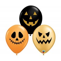 Μπαλόνια Λάτεξ 11" Jack Face / 25 τεμ 097356 Αποκριάτικα 