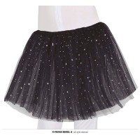 Φούστα tutu με αστεράκια παιδική μαύρη Halloween 17471 Αποκριάτικα 