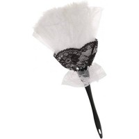 Αποκριάτικο φτερό καμαριέρας με δαντέλα 08055 Αποκριάτικα 