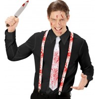 Αποκριάτικη γραβάτα με αίματα Halloween 29922 Αποκριάτικα 