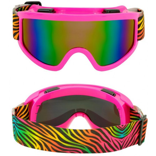 Αποκριάτικα γυαλιά σκι ροζ 01736 Αποκριάτικα 