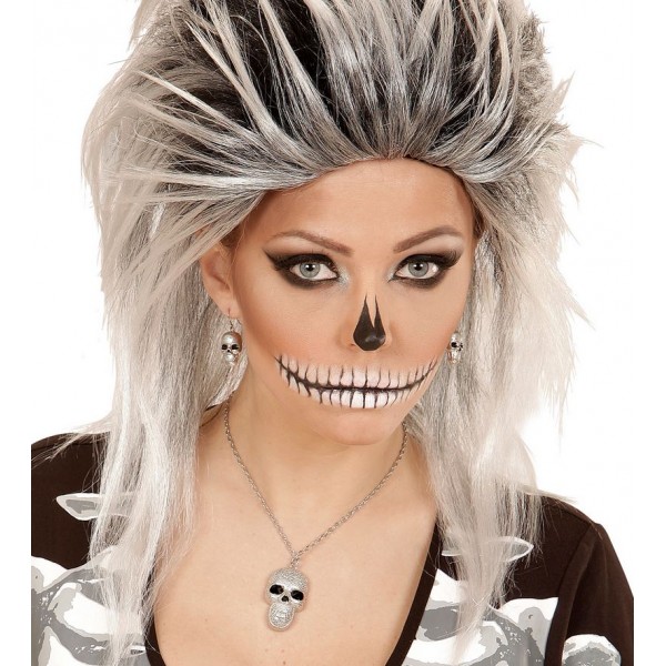 Αποκριάτικο κολιέ νεκροκεφαλή Halloween 03511 Αποκριάτικα 