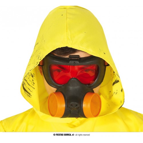 Μάσκα πυρηνικού πολέμου Nuclear mask πλαστική Halloween 28980 Αποκριάτικα 