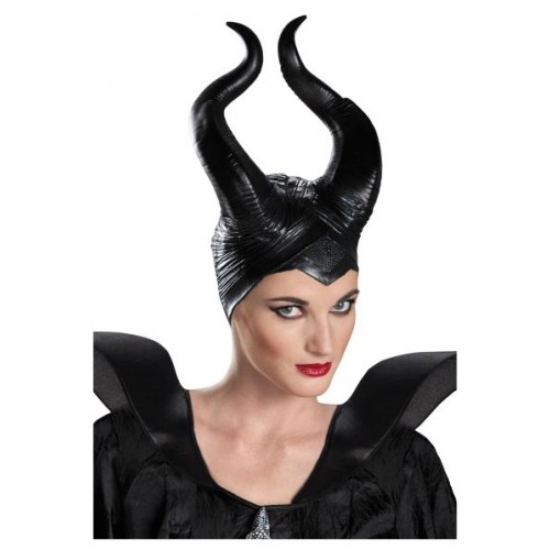 Καπέλο Λάτεξ Maleficent Deluxe horns Halloween 71849 Αποκριάτικα 