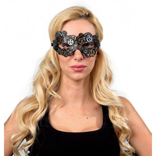 Μάσκα ματιών Λάτεξ Steampunk Halloween 80958 Αποκριάτικα 