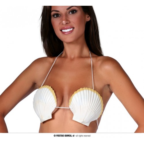 Στηθόδεσμος χαβανέζας γοργόνας κοχύλι 16431 Αποκριάτικα 