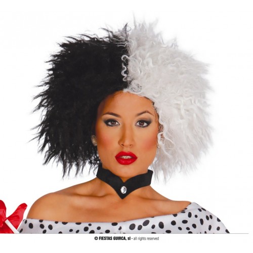 Αποκριάτικη περούκα Cruella de vil Halloween 48570 Αποκριάτικα 