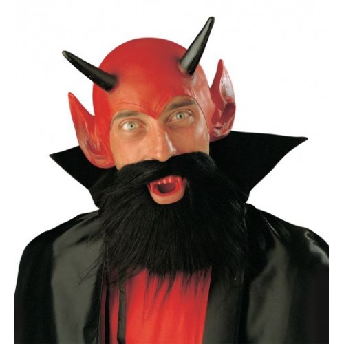 Σετ ενηλίκων διαβόλου με μούσι Halloween 28471 Αποκριάτικα 