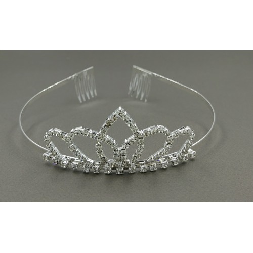 Στέμμα τιάρα μεταλλική με κρύσταλλα 81488 Αποκριάτικα 