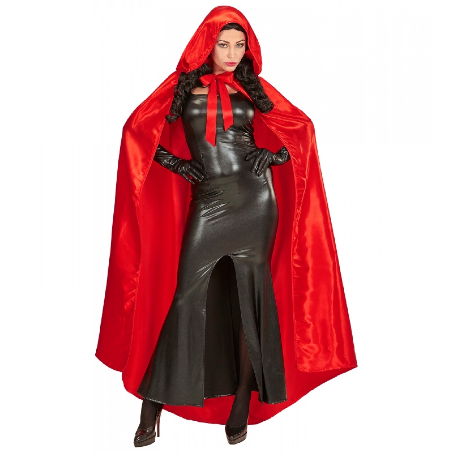 Κάπα ντόμινο κοκκινοσκουφίτσα κόκκινη Halloween 00100W Χειμωνιάτικα Κάπα ντόμινο κοκκινοσκουφίτσα κόκκινη Halloween 00100W Χειμωνιάτικα