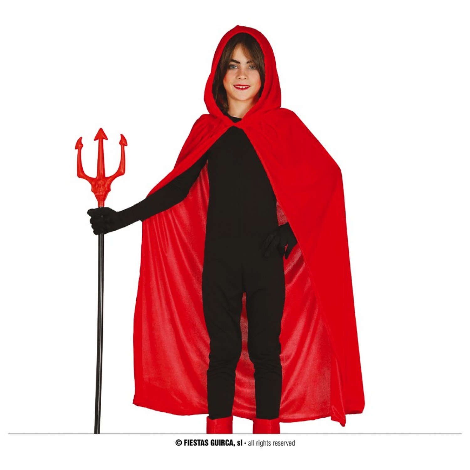 Κάπα κόκκινη βελούδο με κουκούλα Halloween 100 εκ. 18290 Χειμωνιάτικα Κάπα κόκκινη βελούδο με κουκούλα Halloween 100 εκ. 18290 Χειμωνιάτικα