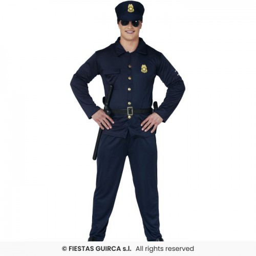 Στολή ενηλίκων Αστυνομικού 88183 Αποκριάτικα 