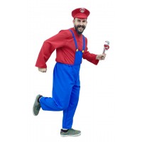 Στολή ενηλίκων Υδραυλικός Mario 02488 Αποκριάτικα 