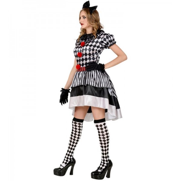 Στολή ενηλίκων Αρλεκίνα Πιερέτα Vintage Halloween 09011 Αποκριάτικα Στολή ενηλίκων Αρλεκίνα Πιερέτα Vintage Halloween 09011 Αποκριάτικα