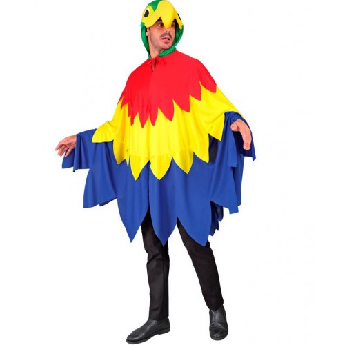 Στολή ενηλίκων πόντσο παπαγάλος 16356 Αποκριάτικα 