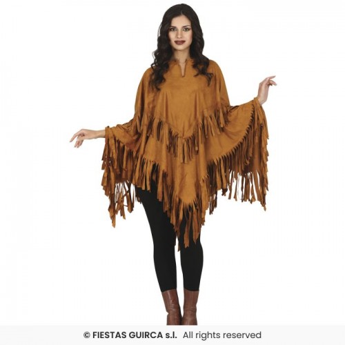 Πόντσο Ινδιάνου Χίππη One size 79639 Αποκριάτικα 