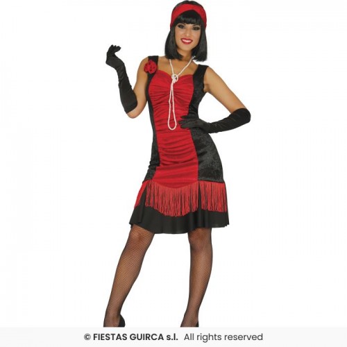 Στολή ενηλίκων Τσάρλεστον με κρόσσια 84366 Αποκριάτικα 