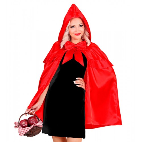 Κάπα κόκκινη με κουκούλα 80εκ. Halloween 96900 Χειμωνιάτικα