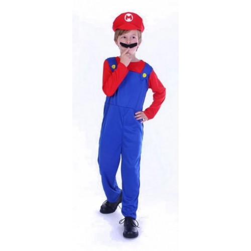 Παιδική στολή Υδραυλικός Mario 09874 Αποκριάτικα 