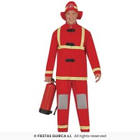 Στολή ενηλίκων Πυροσβέστης Μ 84913 Αποκριάτικα 