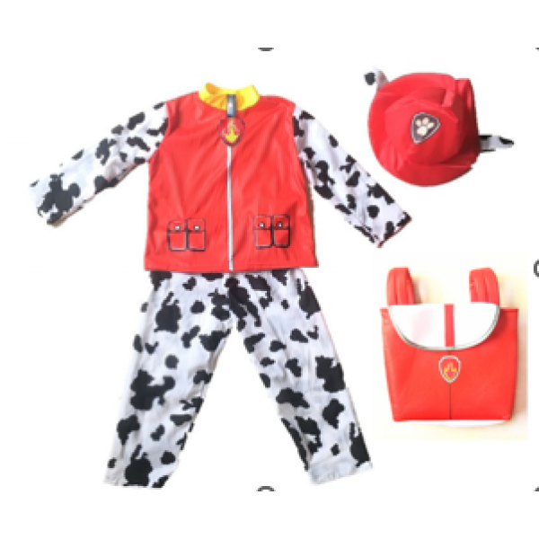 Παιδική στολή Paw Patrol Marshall με τσάντα 11701 Αποκριάτικα 