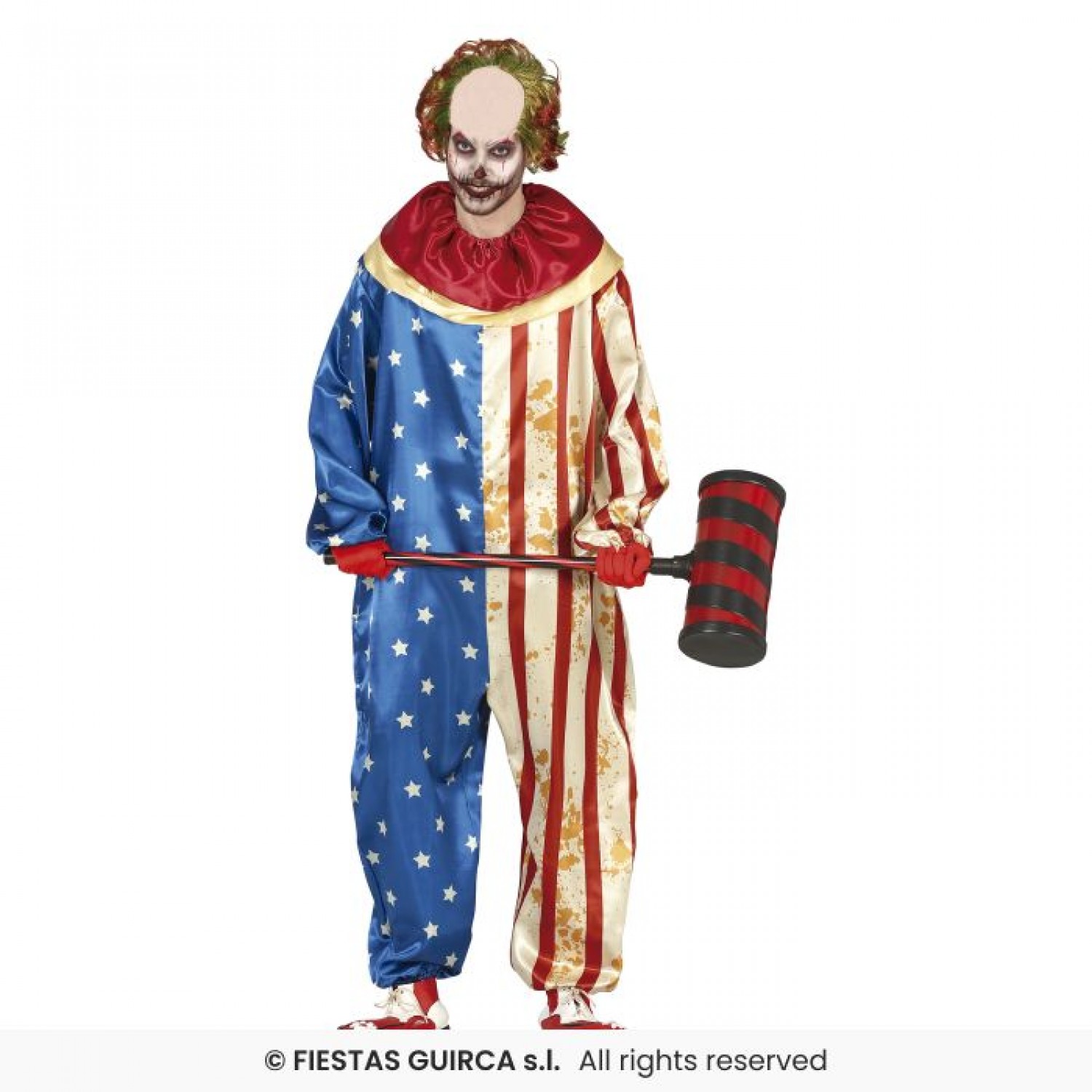Στολή εφηβική Patriot Clown Κλόουν Halloween 77582 Αποκριάτικα 