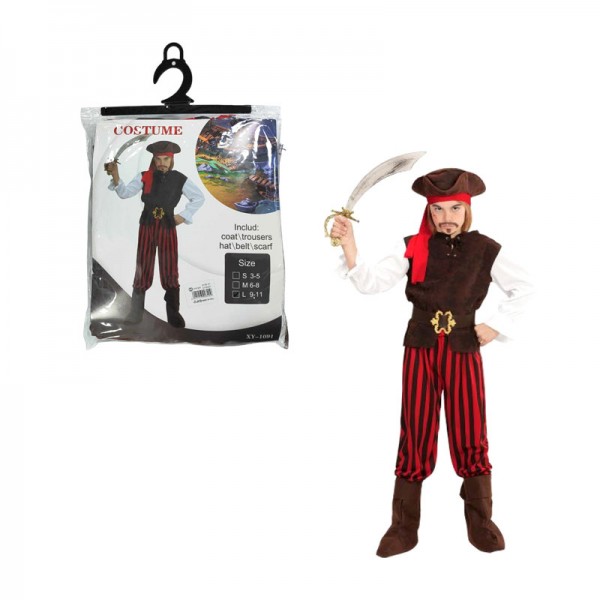 Παιδική στολή Πειρατής Καραϊβικής Halloween 116021 Αποκριάτικα Παιδική στολή Πειρατής Καραϊβικής Halloween 116021 Αποκριάτικα